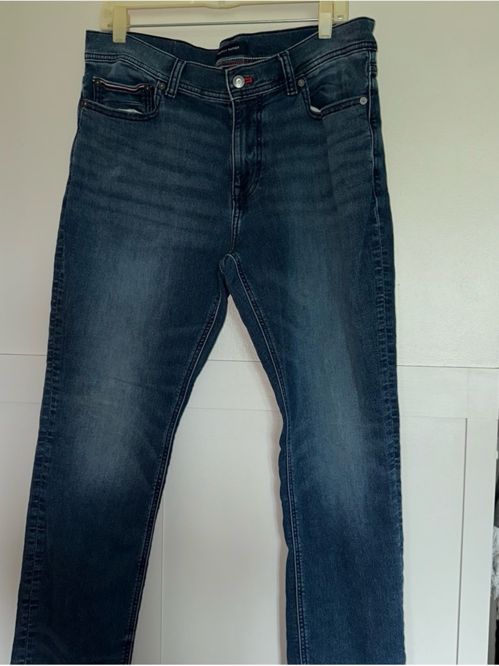 Tommy Hilfinger Men's Dark Blue Slim Fit Jeans